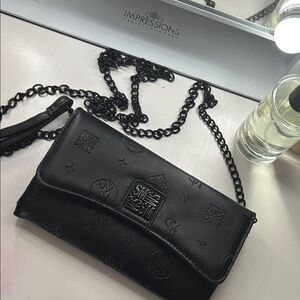 Steve Madden Black Chain Crossbody Bag